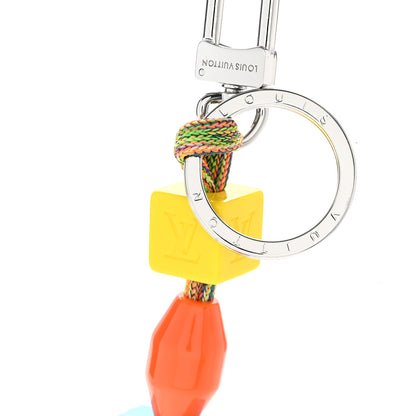 Louis Vuitton LV Play Key Holder Bag Charm Multicolor 3 of 5