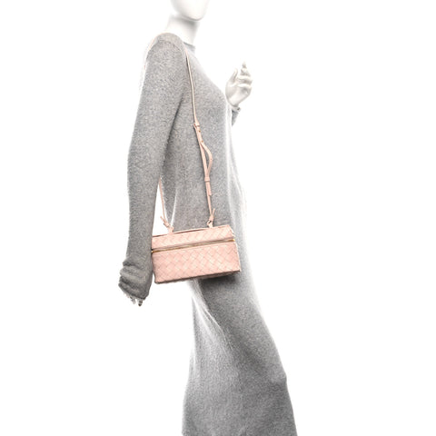 Calfskin Intrecciato Bang Bang Vanity Case Cameo