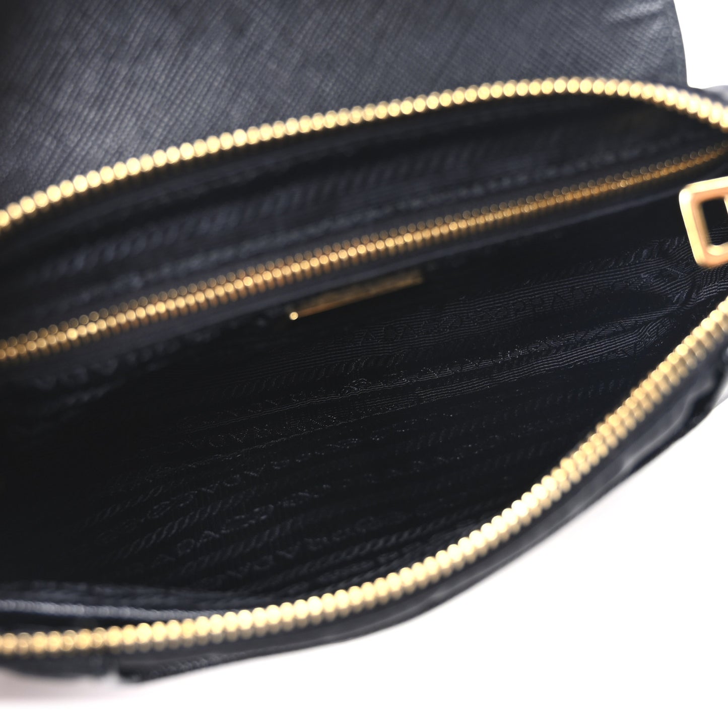 Tessuto Nylon Saffiano Crossbody Bag Black