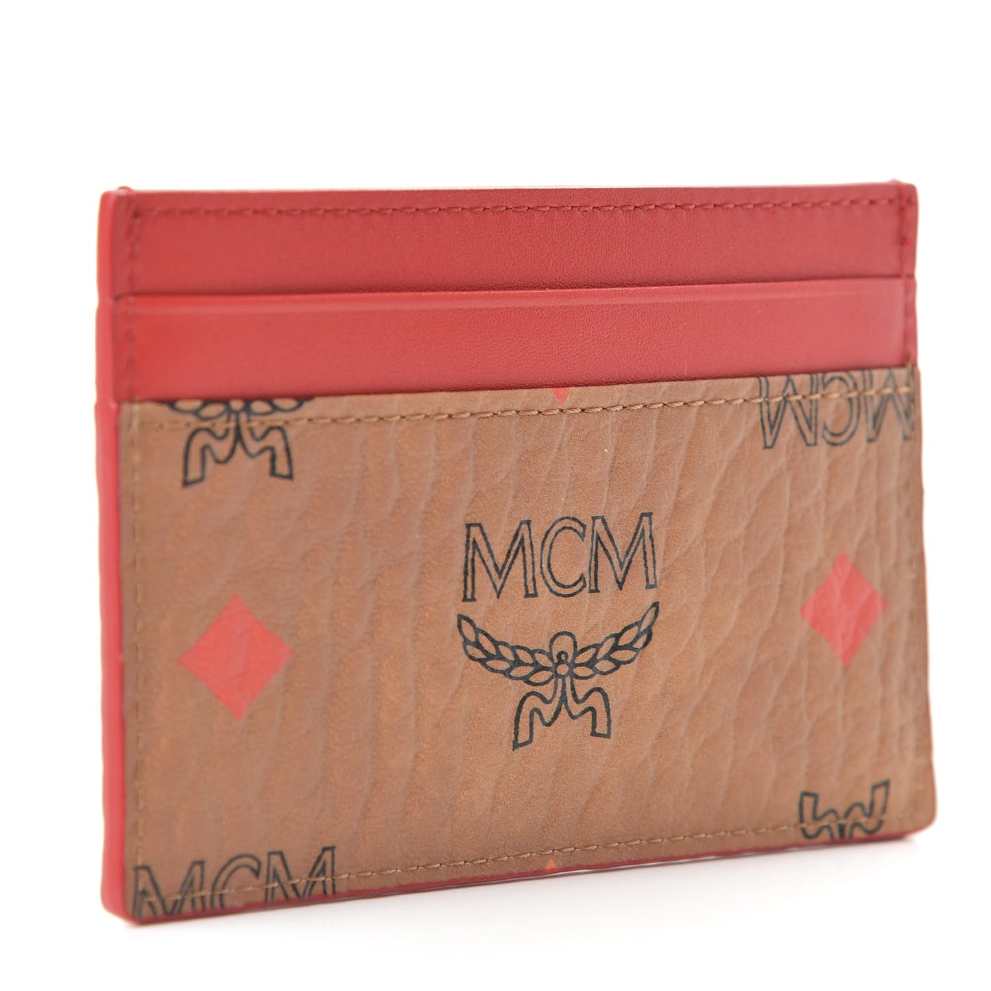 Skyoptic Visetos Spectrum Diamond Card Case Cognac