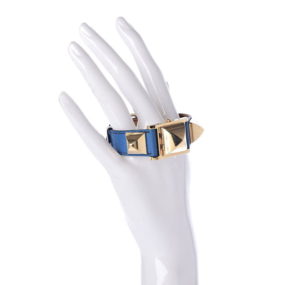 Hermes Stainless Steel Courchevel 23mm Medor Quartz Watch Bleu France 2 of 9