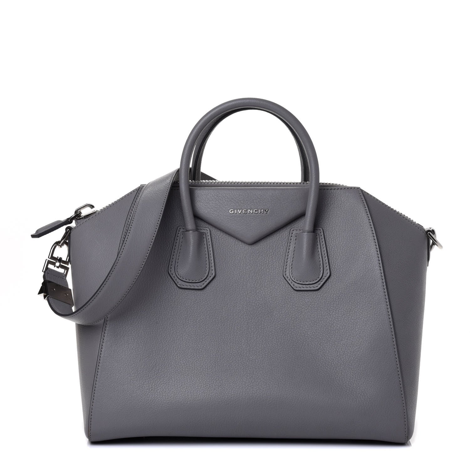 Givenchy Sugar Goatskin Medium Antigona Pearl Grey 1 of 5