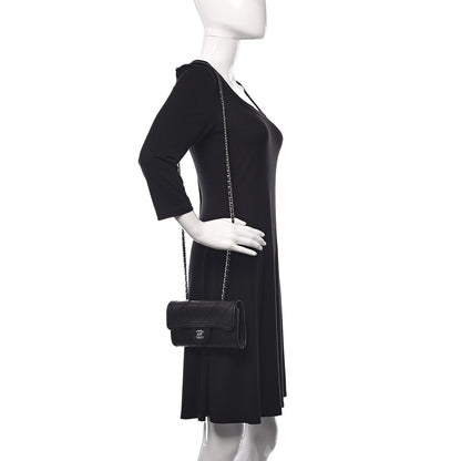 Chanel Calfskin Stitched Clutch Flap Black 2 of 11