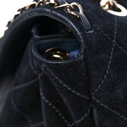 Chanel x Pharrell Williams Suede Lambskin XXL Flap Bag Black 15 of 18
