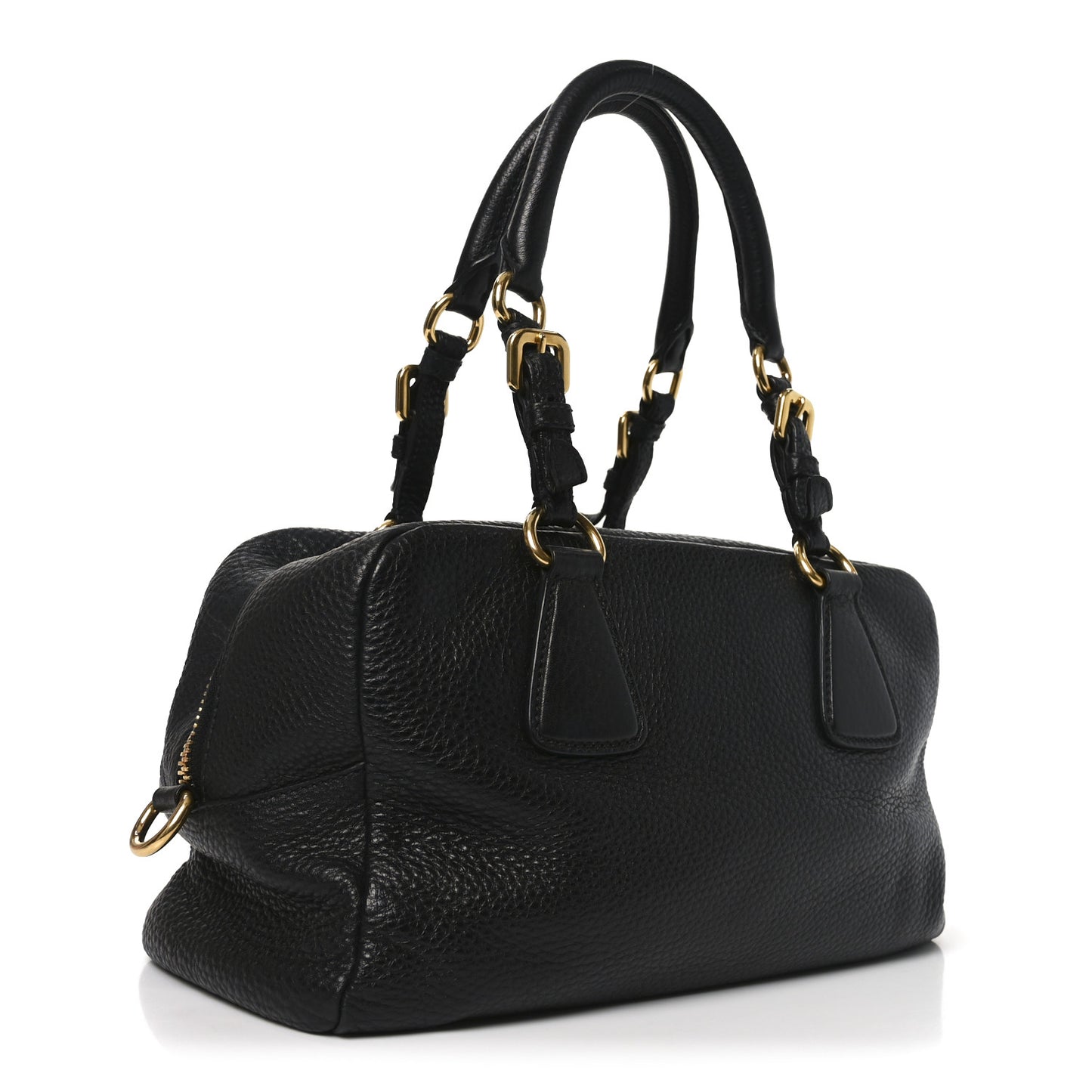 Vitello Daino Bauletto Black