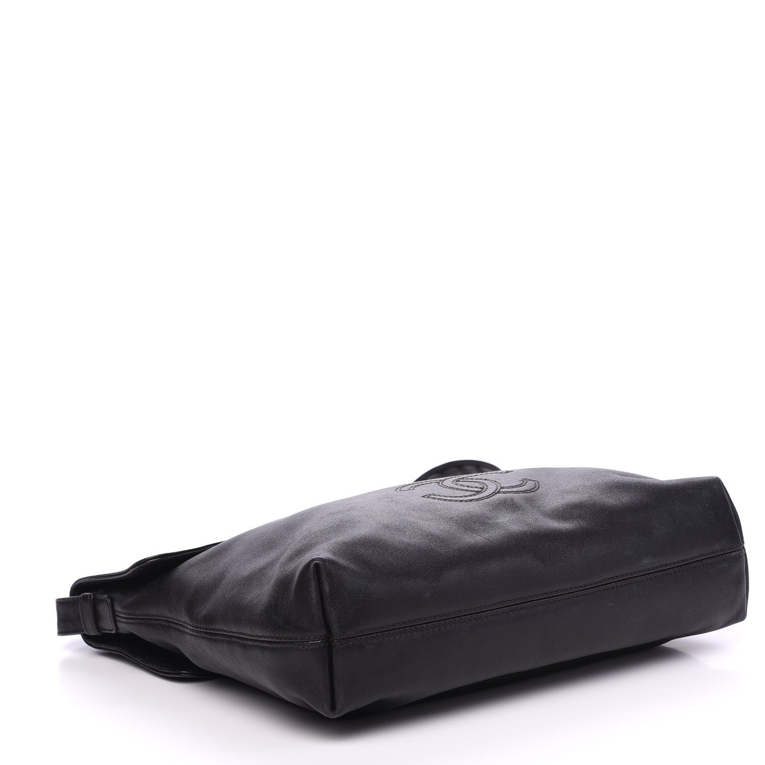 Chanel Lambskin CC Messenger Dark Brown 3 of 10