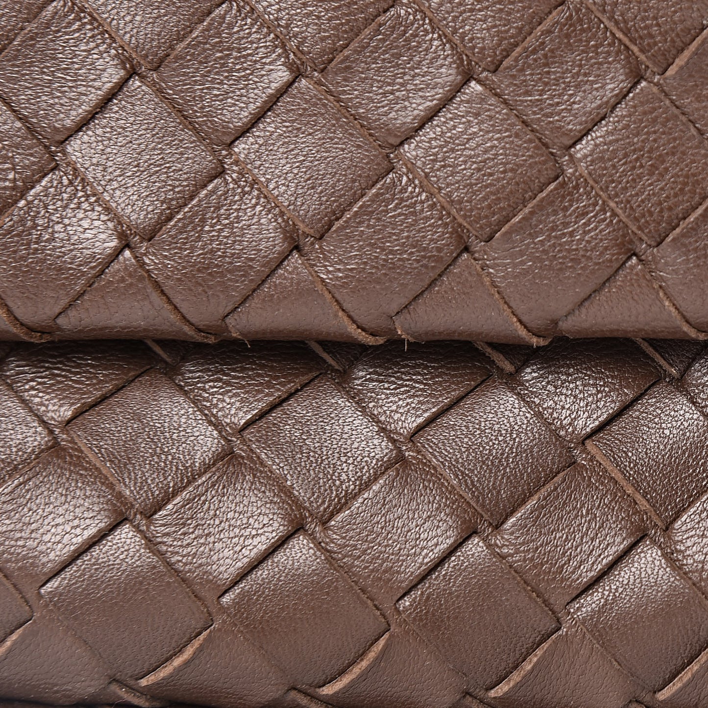 Nappa Intrecciato Small Chain Crossbody Elephant