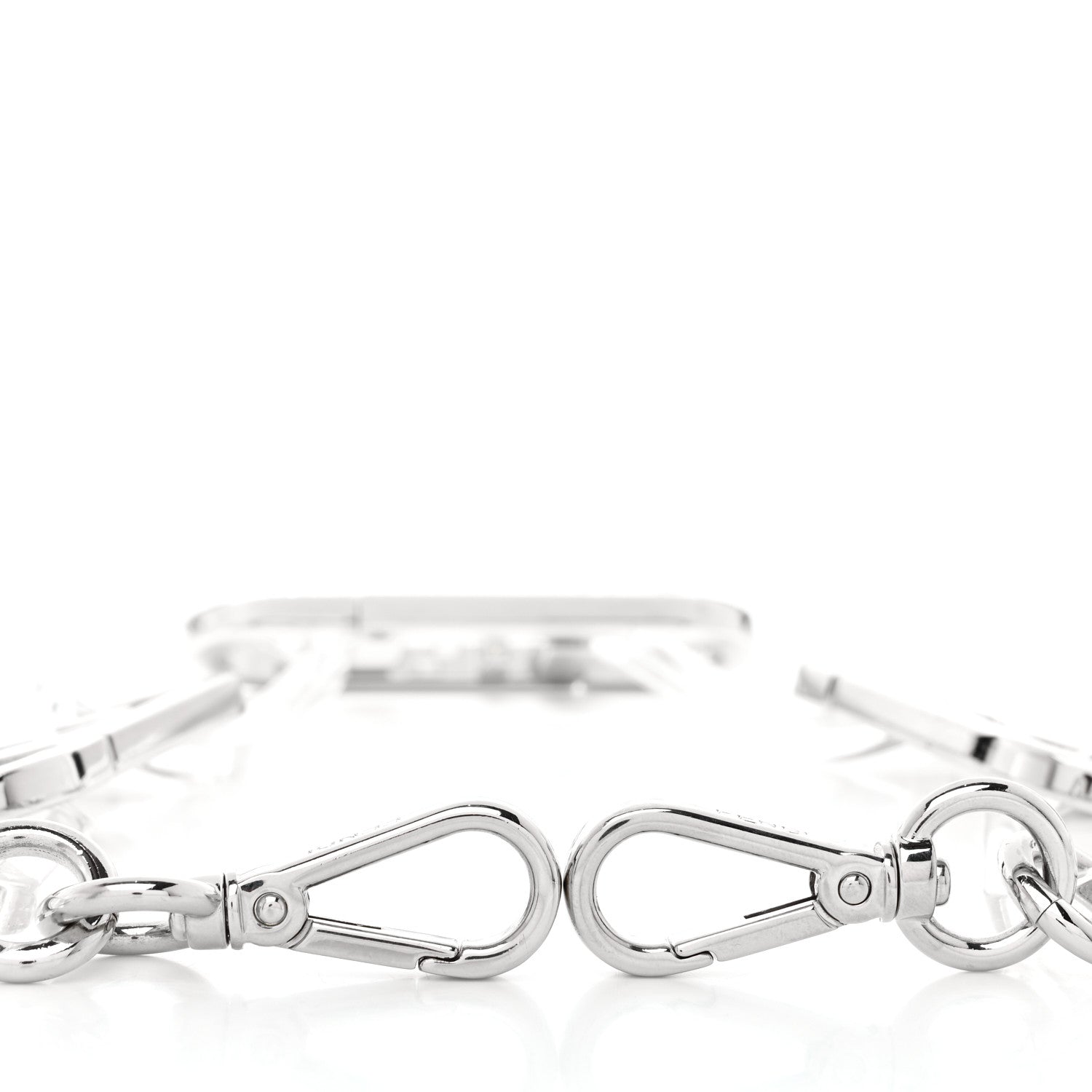 Fendi Metal Plexiglass O'Lock Strap You Silver 3 of 3