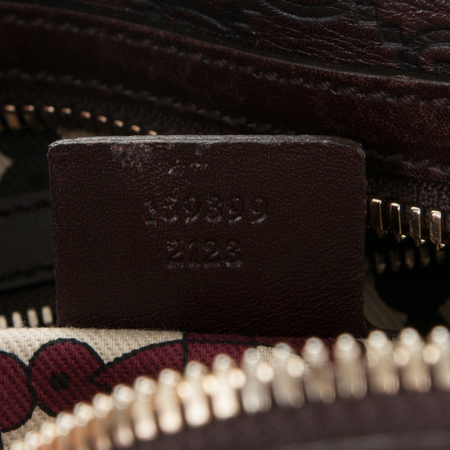 Gucci Guccissima Medium Wave Boston Dark Brown 7 of 9