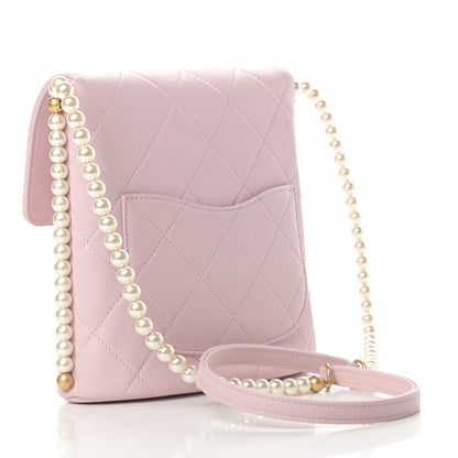 Chanel Calfskin Quilted Pearl Small About Pearls Hobo Bag Light Pink 3 of 11