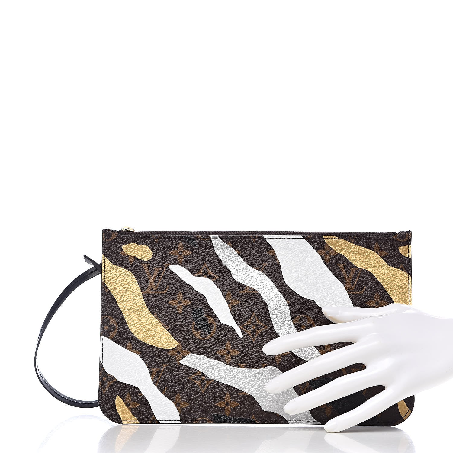 Louis Vuitton X LOL Monogram Neverfull MM GM Pochette Gold Silver 2 of 7