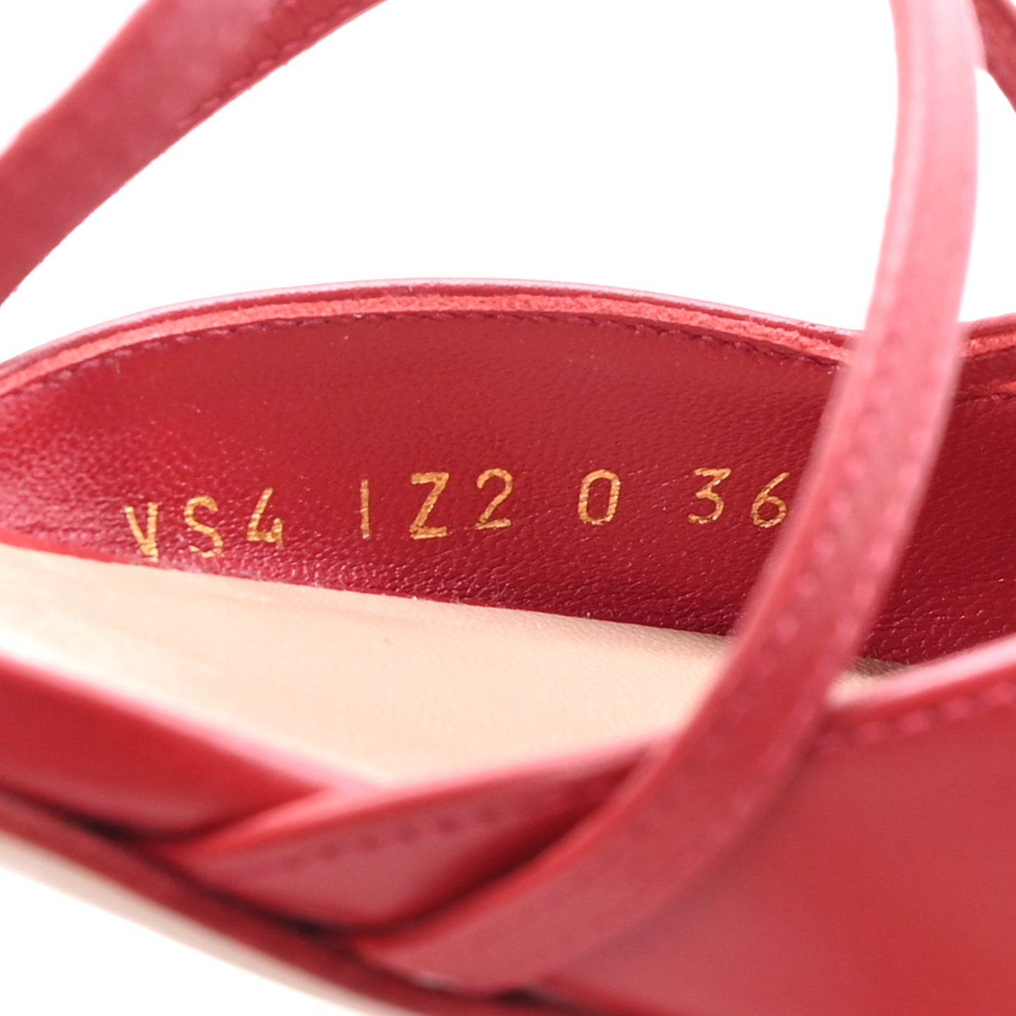 Calfskin Rockstud Wispy Mules 36.5 Red