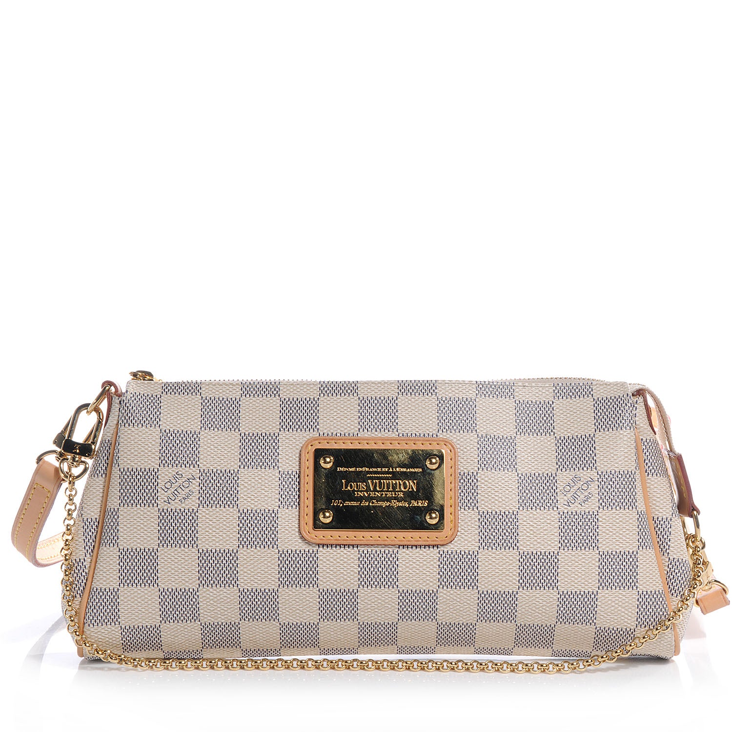 Louis Vuitton Damier Azur Eva Clutch 1 of 7