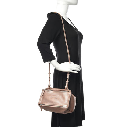 Givenchy Metallic Sugar Goatskin Mini Pandora Light Pink 2 of 11