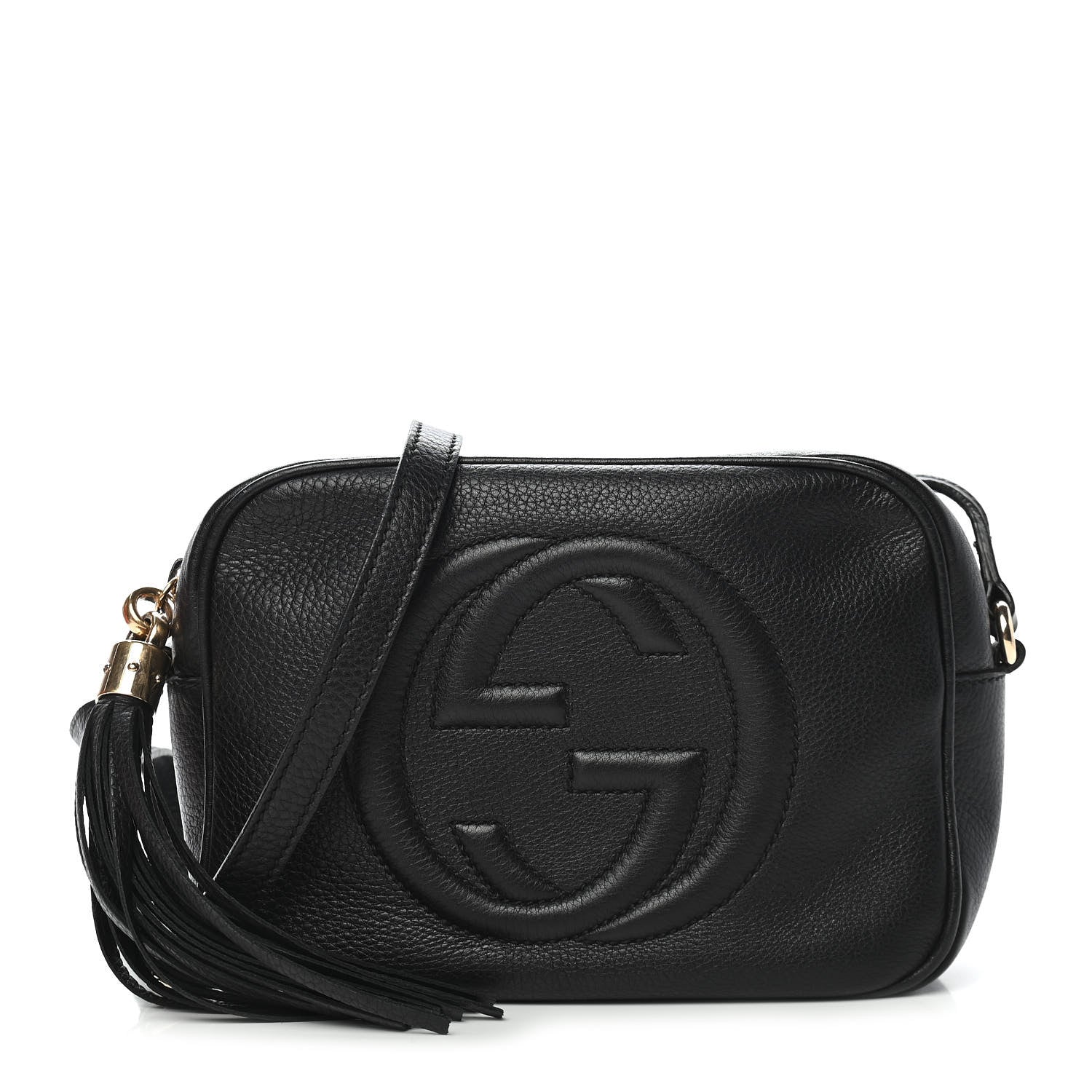 Gucci Pebbled Calfskin Small Soho Disco Bag Black 1 of 11