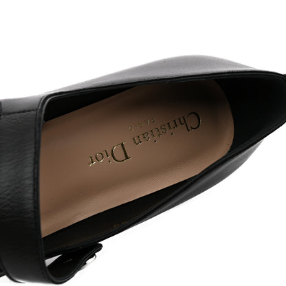 Christian Dior Brushed Calfskin Uniform 30mm Pumps 40 Black 8 of 10