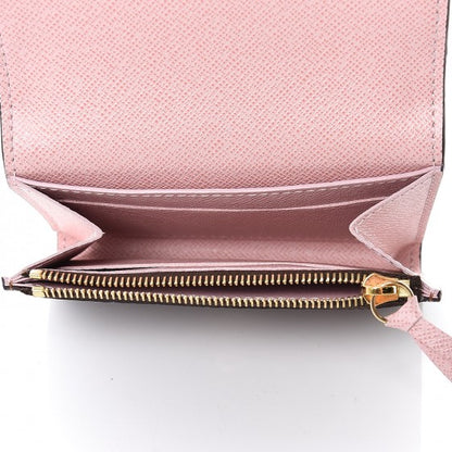 Louis Vuitton Damier Ebene Rosalie Coin Purse Rose Ballerine 5 of 8