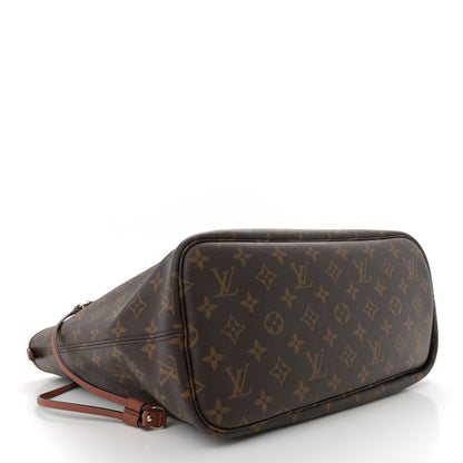 Louis Vuitton Monogram Calfskin Neo Neverfull Inside Out MM Tan 7 of 17