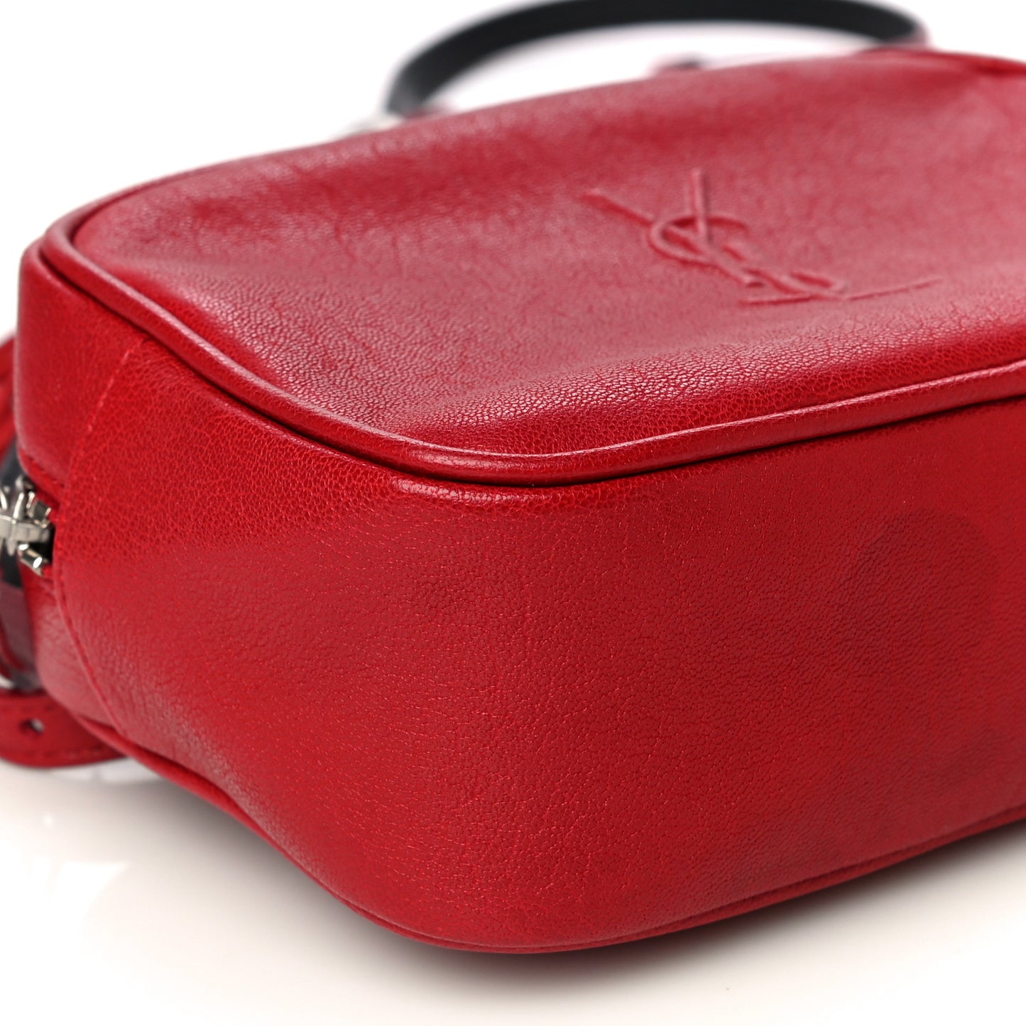 Lambskin Monogram Lou Belt Bag Red
