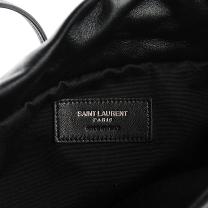 Saint Laurent Jacquard Leather Small Fringed Sunset Helena Bucket Bag 6 of 7