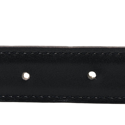 Hermes Swift Epsom 24mm Mini Constance H Belt 85 34 Black Gold 3 of 6