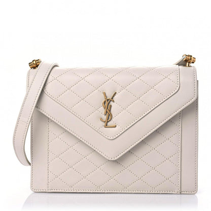 Saint Laurent Lambskin Quilted Mini Gaby Satchel Crema Soft 1 of 12