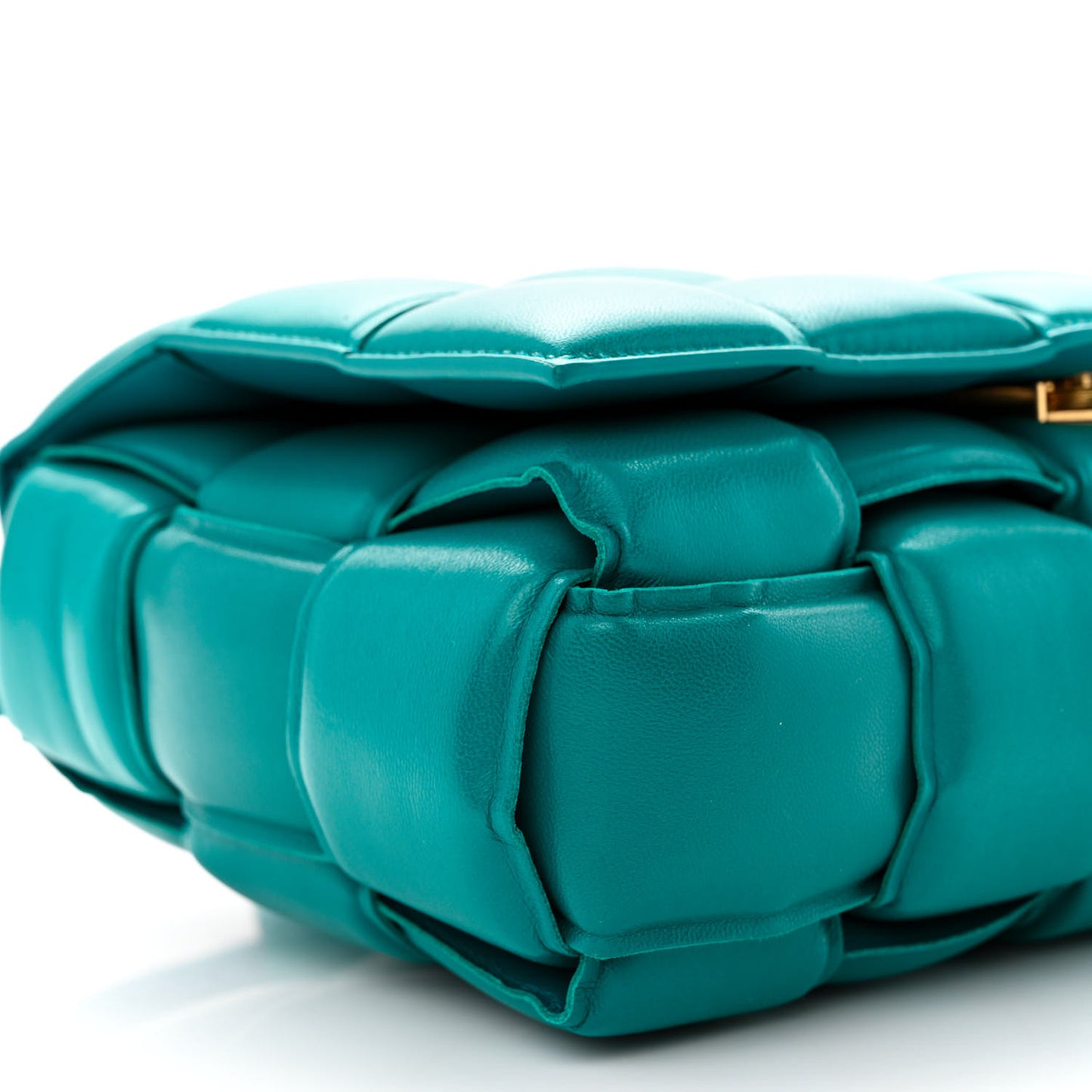 Nappa Maxi Intreccio Padded Cassette Crossbody Bag Blaster
