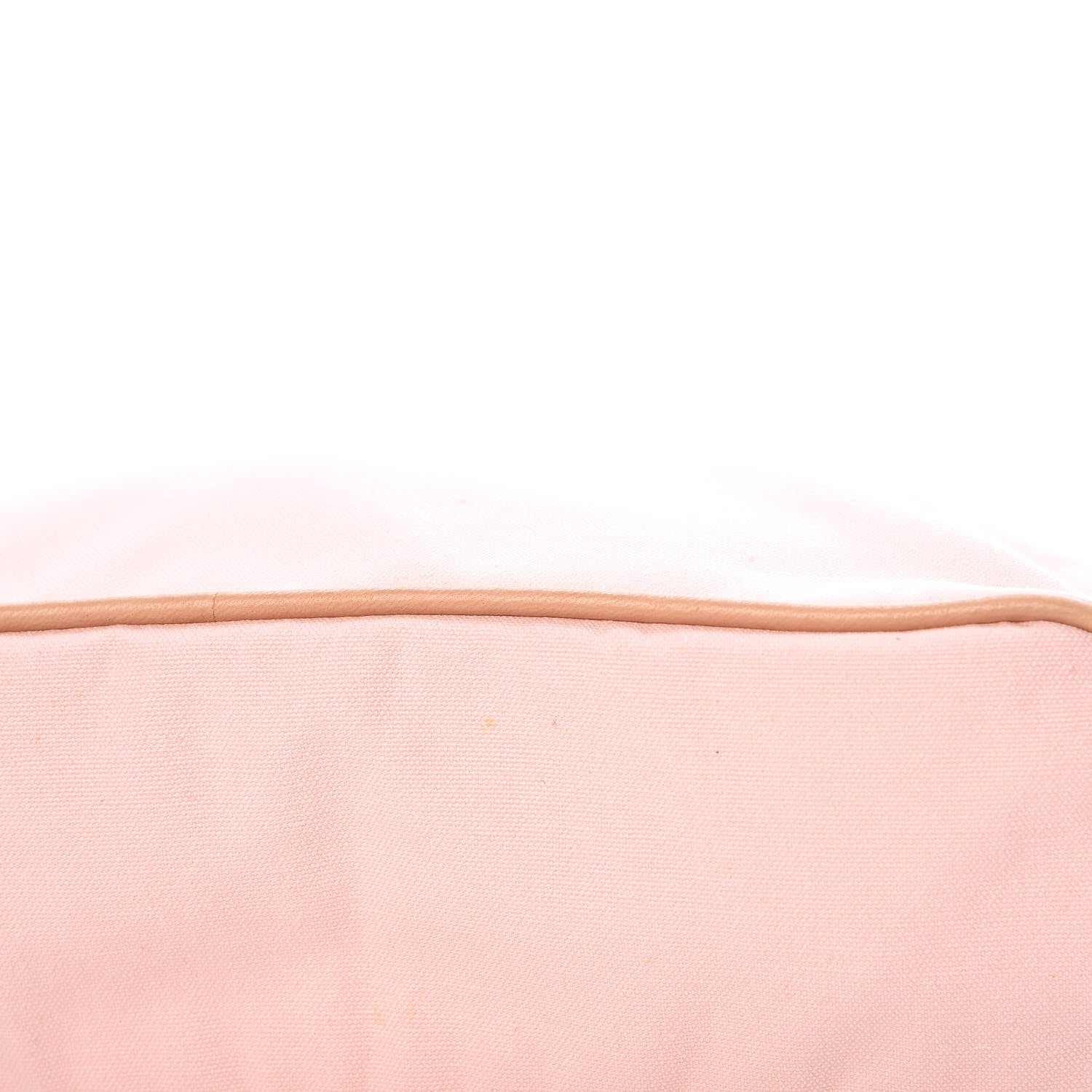 Hermes Cotton Canvas Bolide Travel Cosmetic Pouch MM Pink 9 of 11