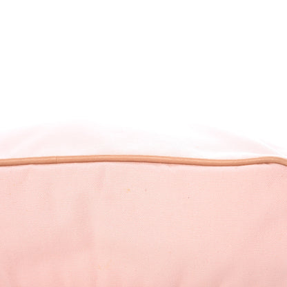 Hermes Cotton Canvas Bolide Travel Cosmetic Pouch MM Pink 9 of 11