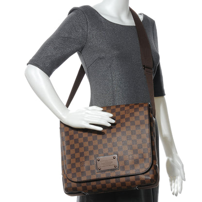 Louis Vuitton Damier Ebene Brooklyn GM 2 of 9