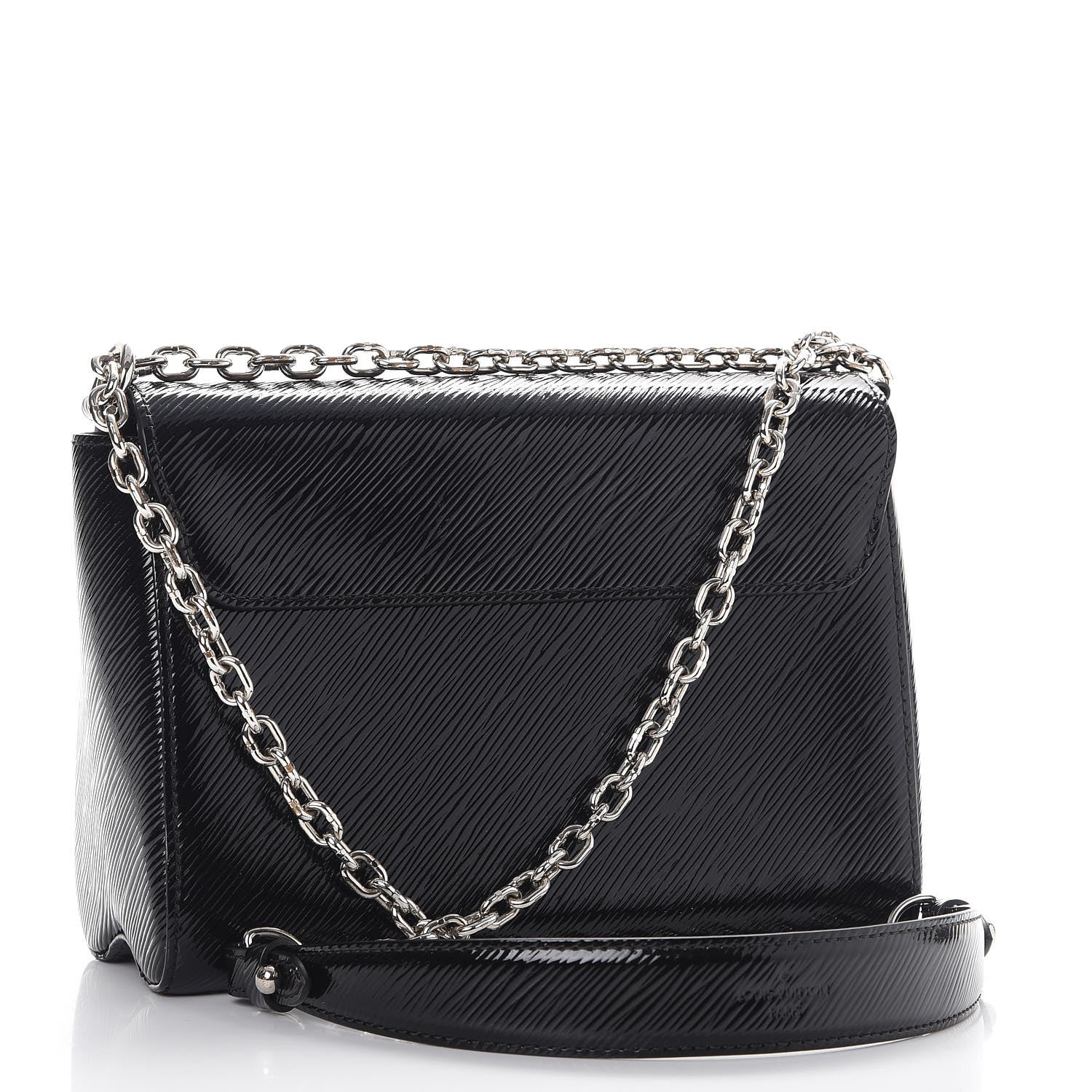 Louis Vuitton Electric Epi Twist Shoulder Bag MM Black 3 of 8