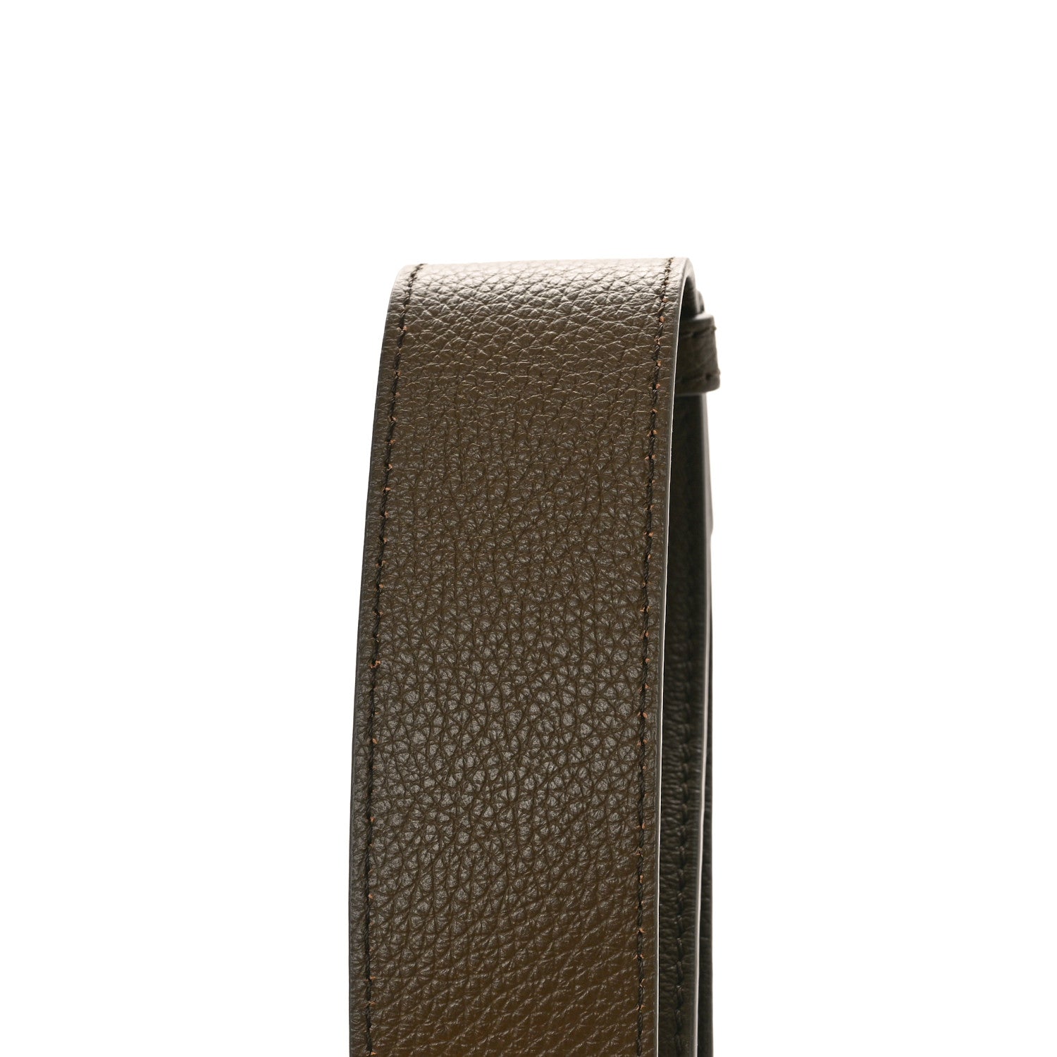 Chloe Grained Calfskin Medium Marcie Slim Round Crossbody Bag Dark Khaki 11 of 11