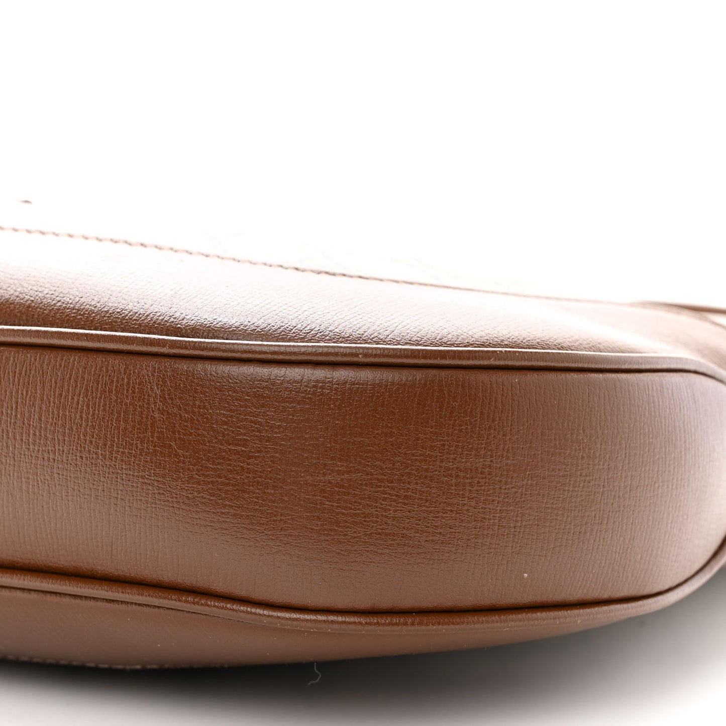 GG Supreme Monogram Azalea Calfskin Web Medium Jackie 1961 Hobo Beige Ebony Brown Sugar