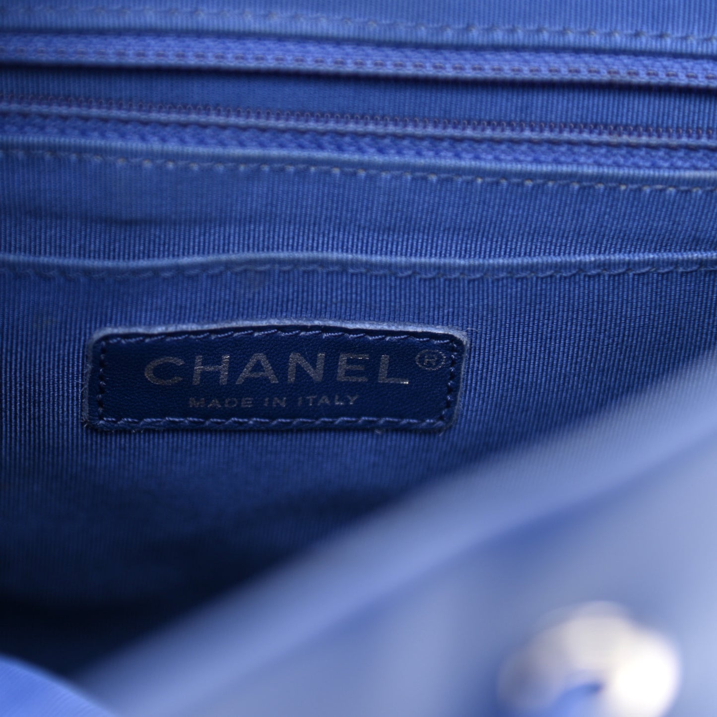 Lambskin Quilted Large Urban Spirit Backpack Blue