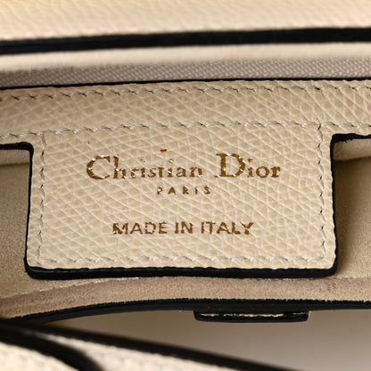 Christian Dior Grained Calfskin Saddle Bag White 10 of 21