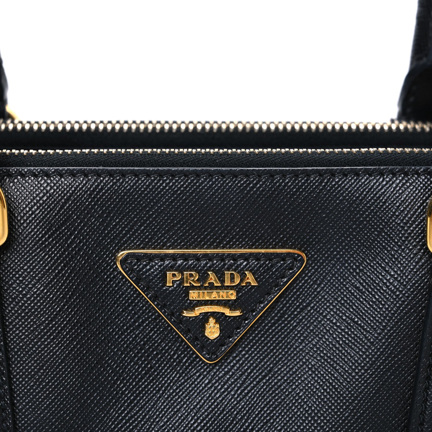 Prada Saffiano Lux Large Galleria Double Zip Tote Black 8 of 11