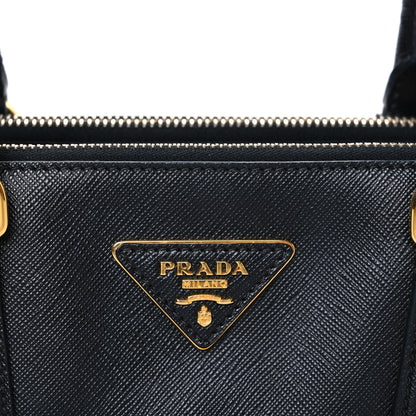 Prada Saffiano Lux Large Galleria Double Zip Tote Black 8 of 11