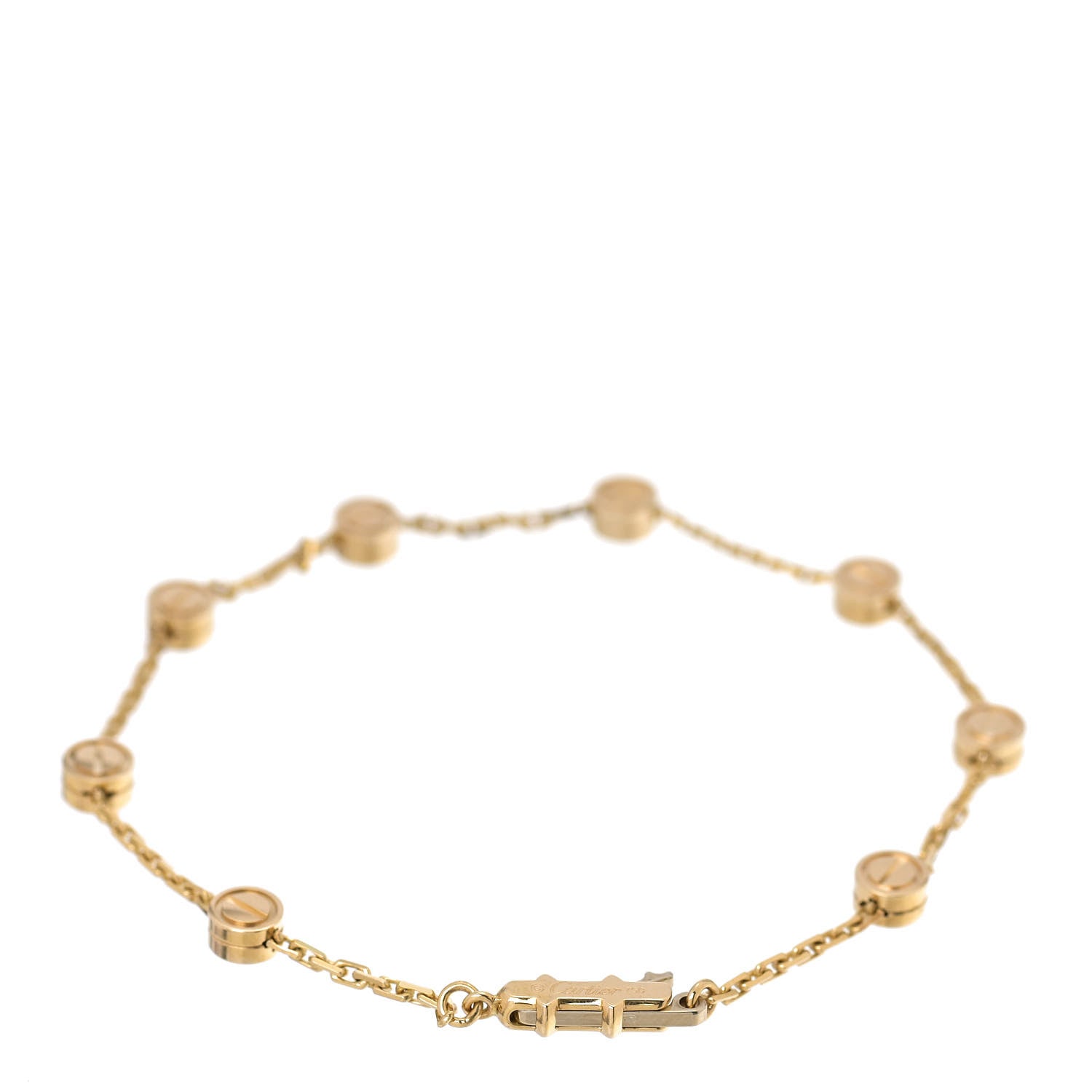 Cartier 18K Yellow Gold LOVE Station Bracelet 2 of 5