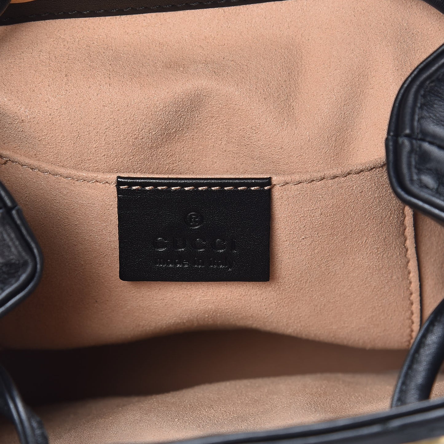 Calfskin Matelasse GG Marmont Flap Backpack Black