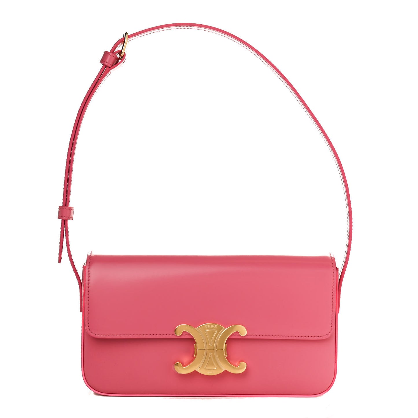 Shiny Calfskin Triomphe Flamingo