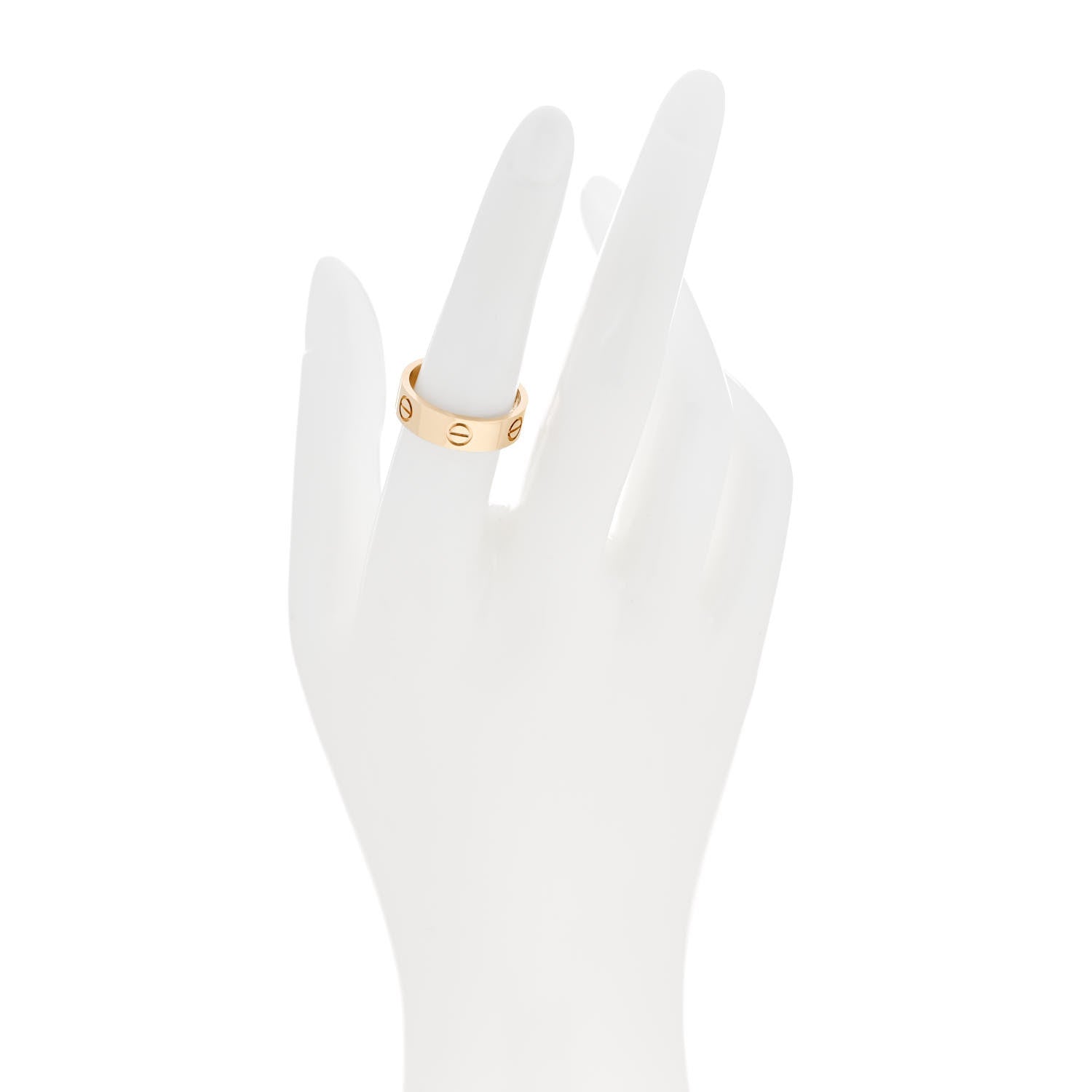 Cartier 18K Yellow Gold 5.5mm LOVE Ring 54 6.75 2 of 5