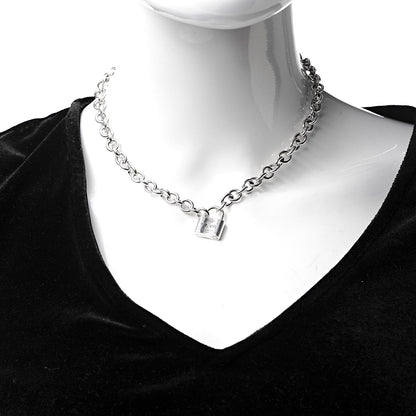 Tiffany Sterling Silver 1837 Lock Charm Necklace 2 of 4