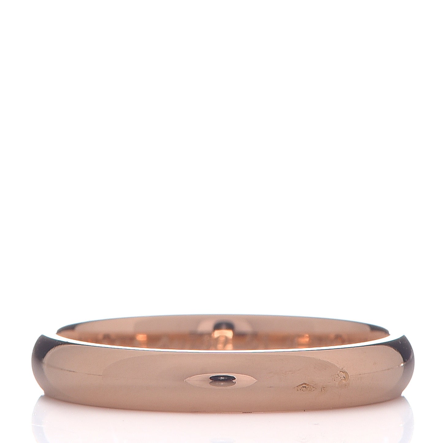 18K Rose Gold Wedding Band Ring 51 5.75