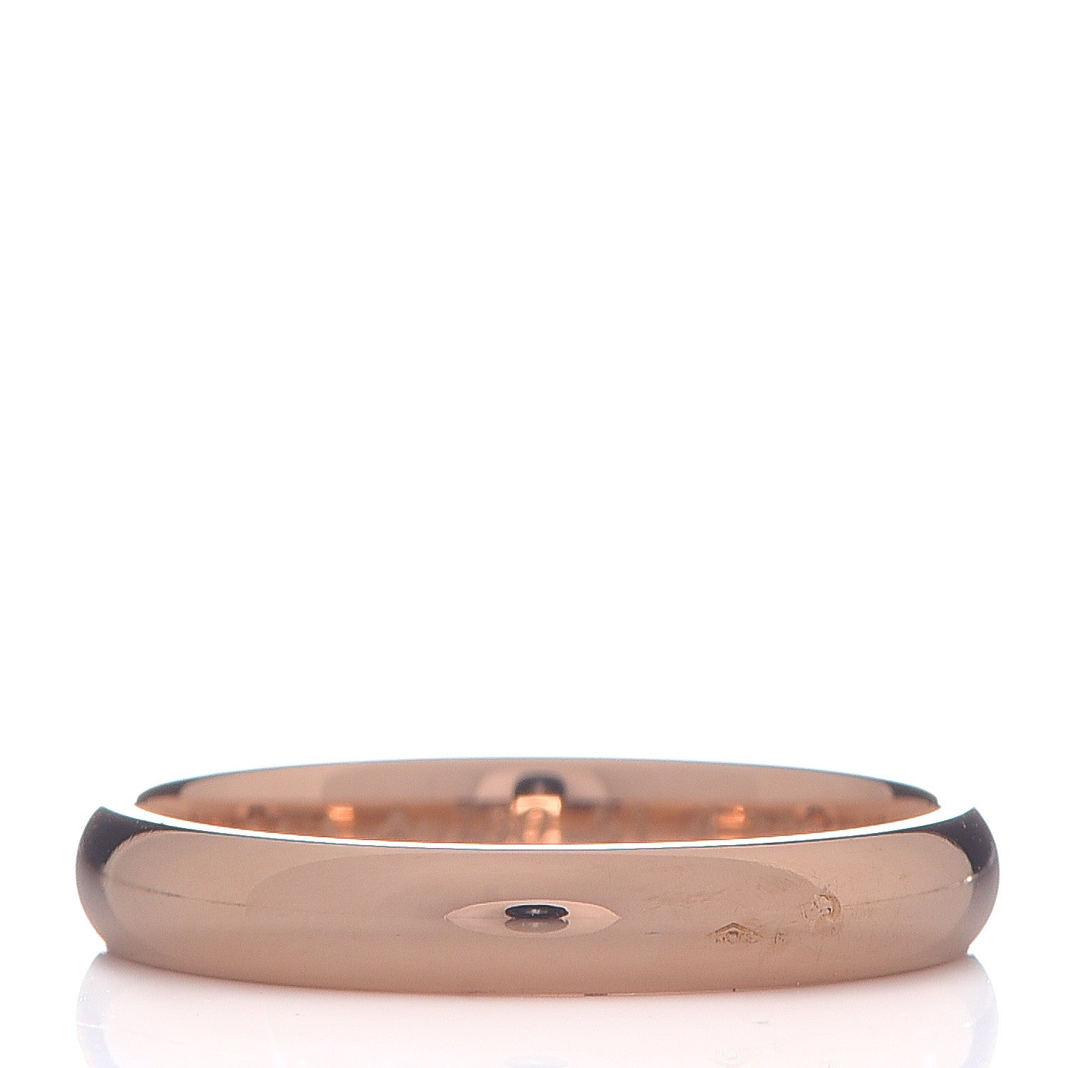 Van Cleef & Arpels 18K Rose Gold Wedding Band Ring 51 5.75 1 of 7