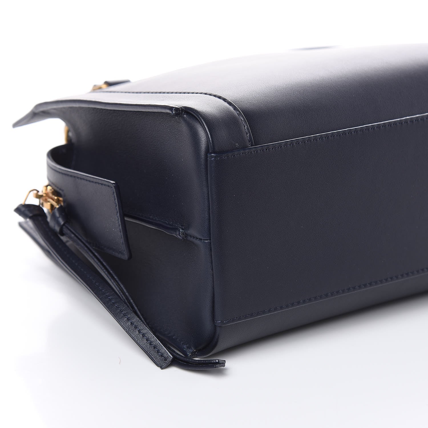 Saint Laurent Smooth Calfskin Small East Side Tote Midnight Blue 10 of 14