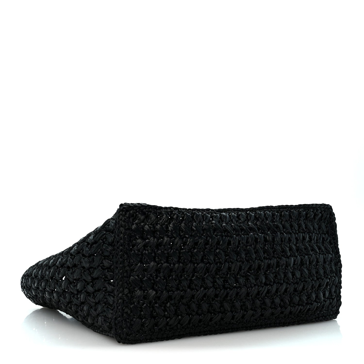 Chanel Raffia Coco Beach Shopping Bag Black 1943576 – FASHIONPHILE