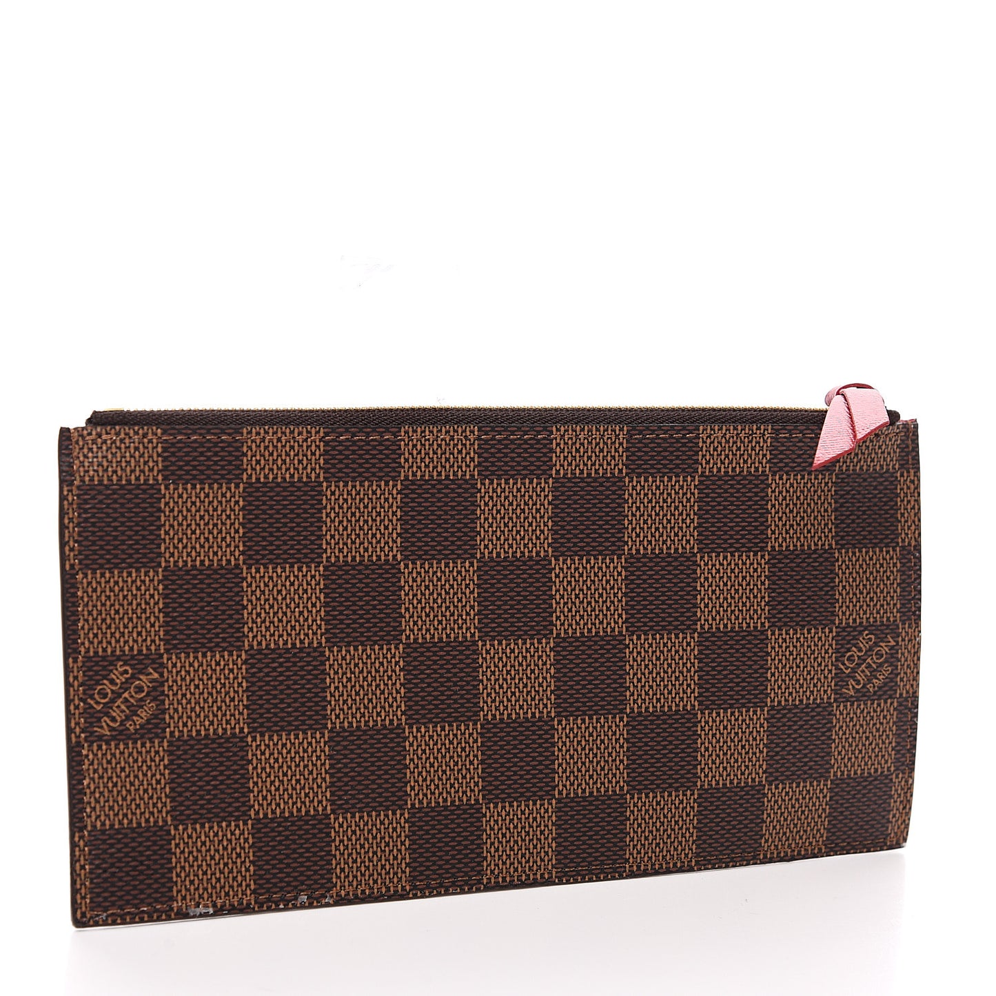 Damier Ebene Felicie Chain Wallet Zippered Insert