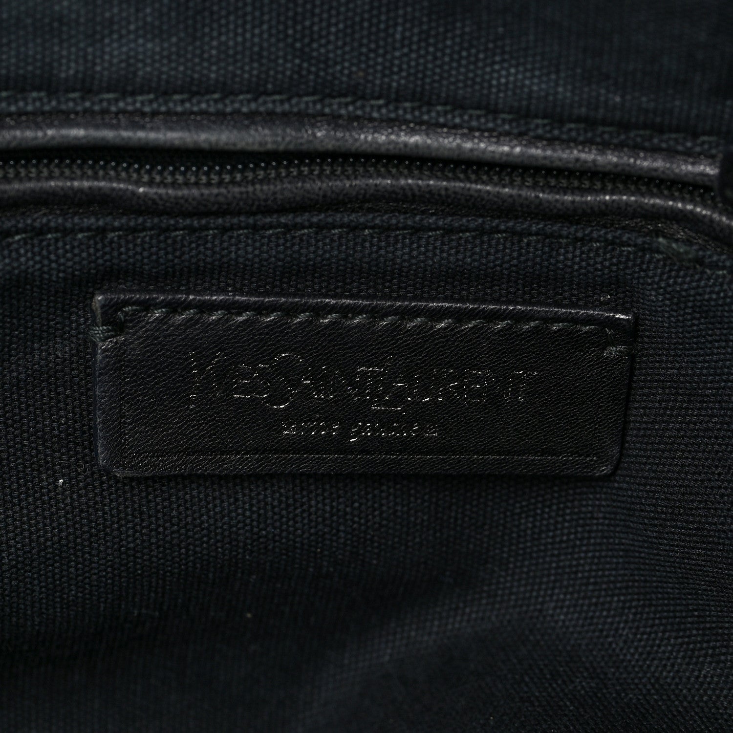 Saint Laurent Calfskin Studded Easy Sac Black 6 of 11