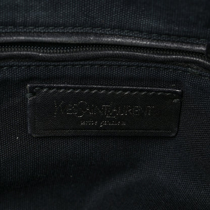 Saint Laurent Calfskin Studded Easy Sac Black 6 of 11