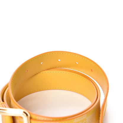 Louis Vuitton Damier Couleurs 30mm Tresor Belt 90 36 Mimosa 5 of 8